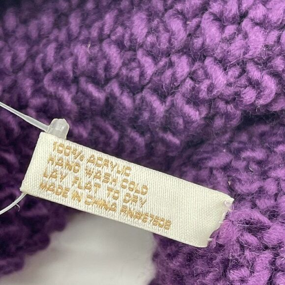 Purple Infinity Twist Snood Neck Warmer Scarf Chunky Knit Collection Eighteen - Picture 6 of 6